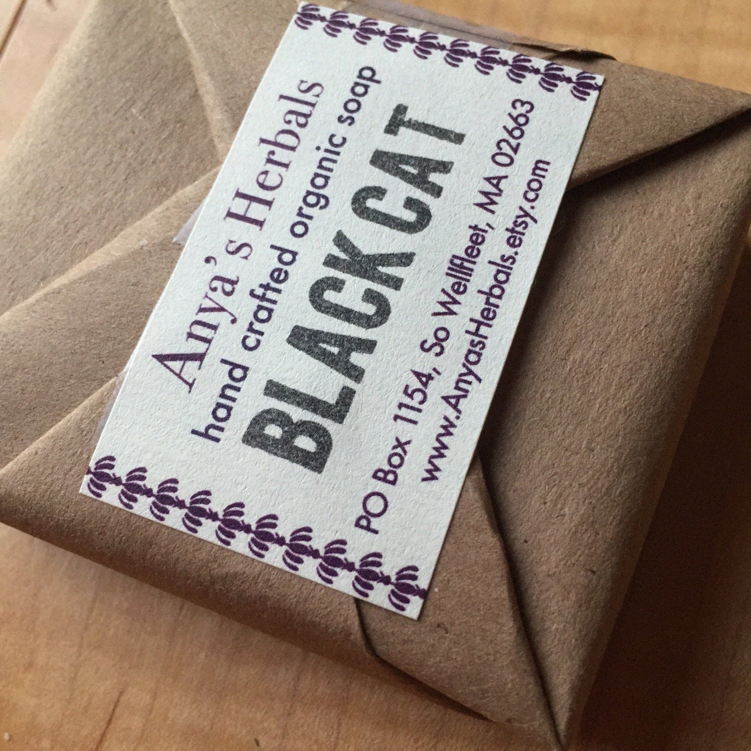 Licorice : Black Cat Organic Bar Soap