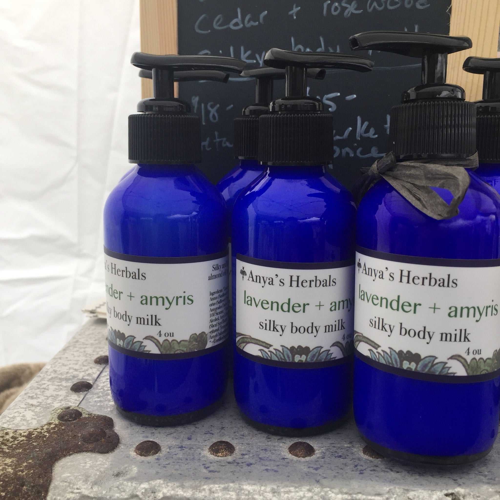 Silky Lavender + Amyris Organic Body Milk Moisturizer