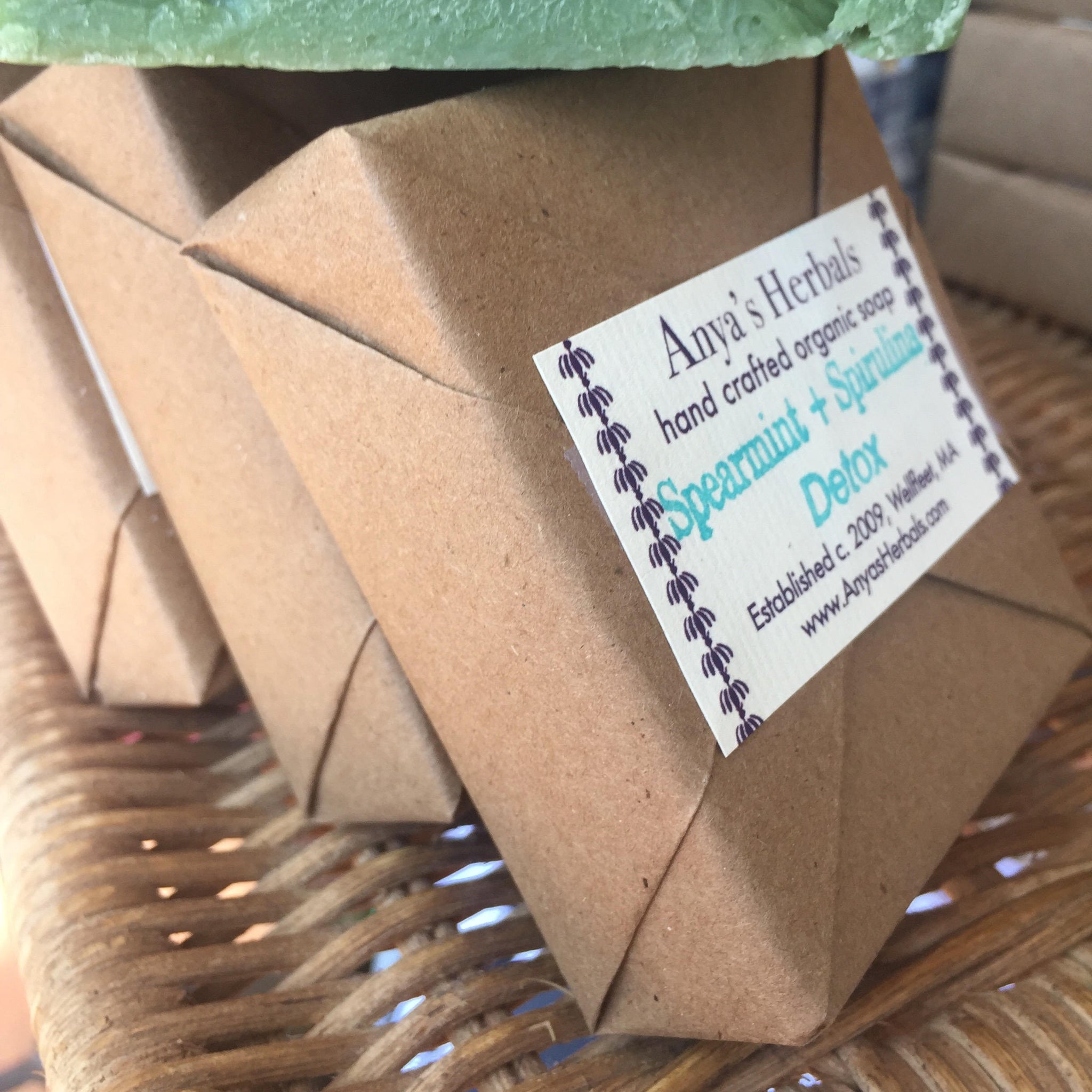 Spearmint & Spirulina, Detox Organic Bar Soap