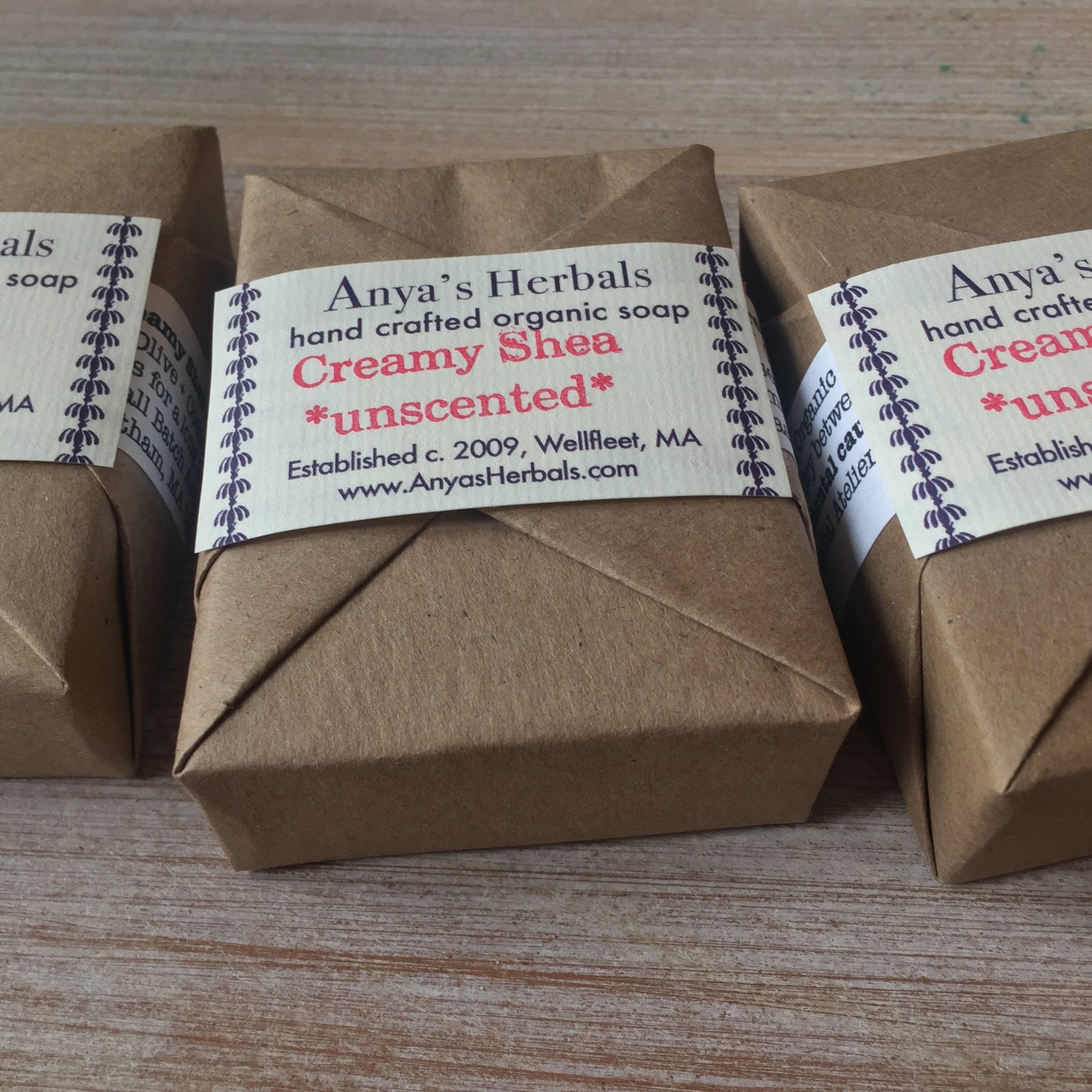 Creamy Shea: Unscented Ultra Shea Organic Bar Soap