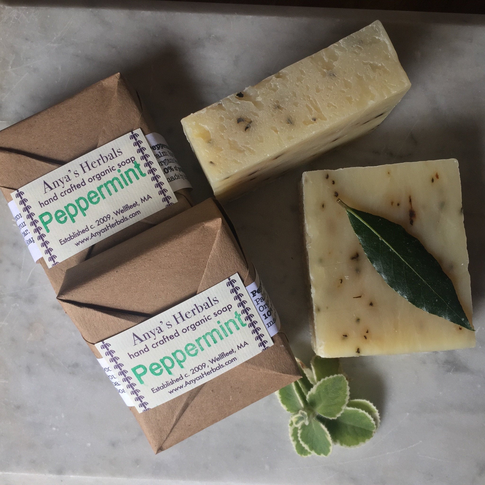 Spicy Peppermint: Organic Bar Soap