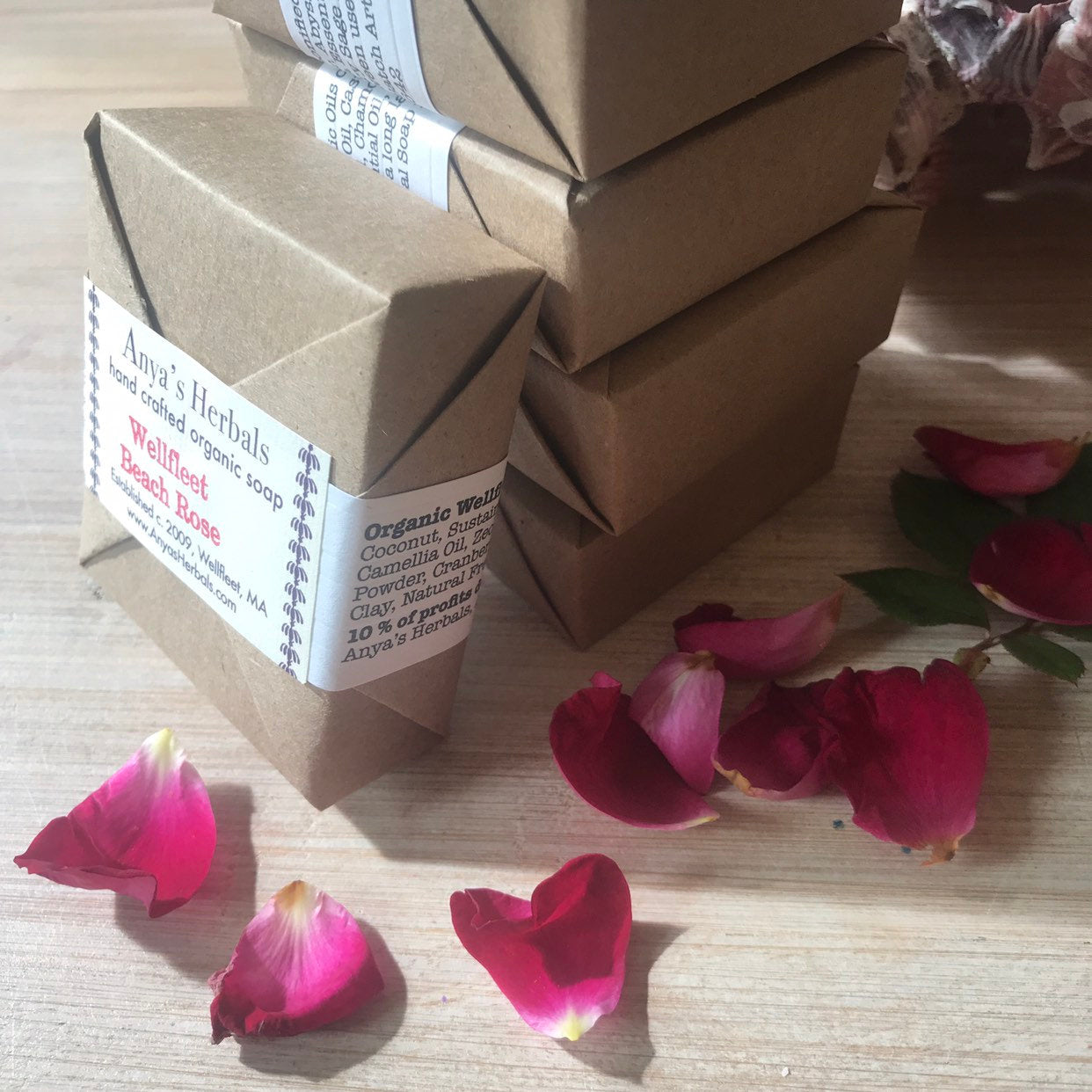 Wellfleet Beach Rose, Organic Bar Soap