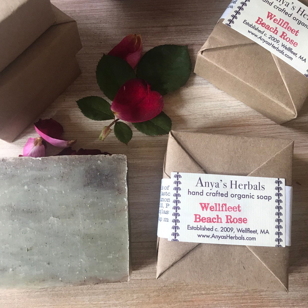 Wellfleet Beach Rose, Organic Bar Soap