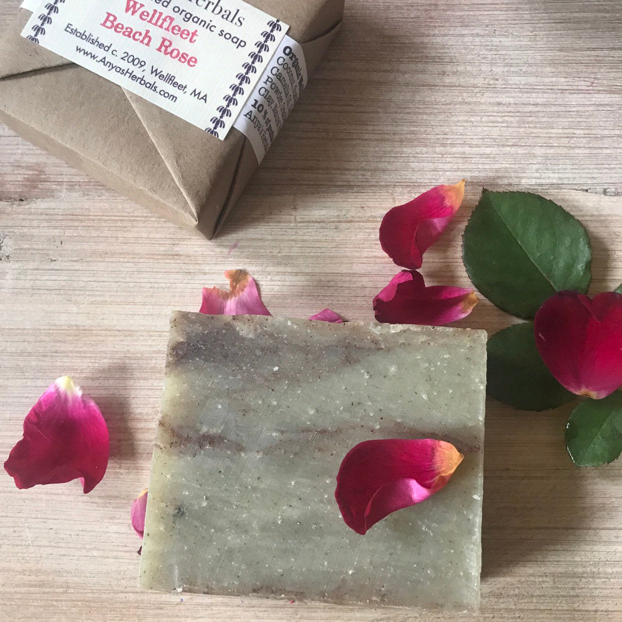 Wellfleet Beach Rose, Organic Bar Soap