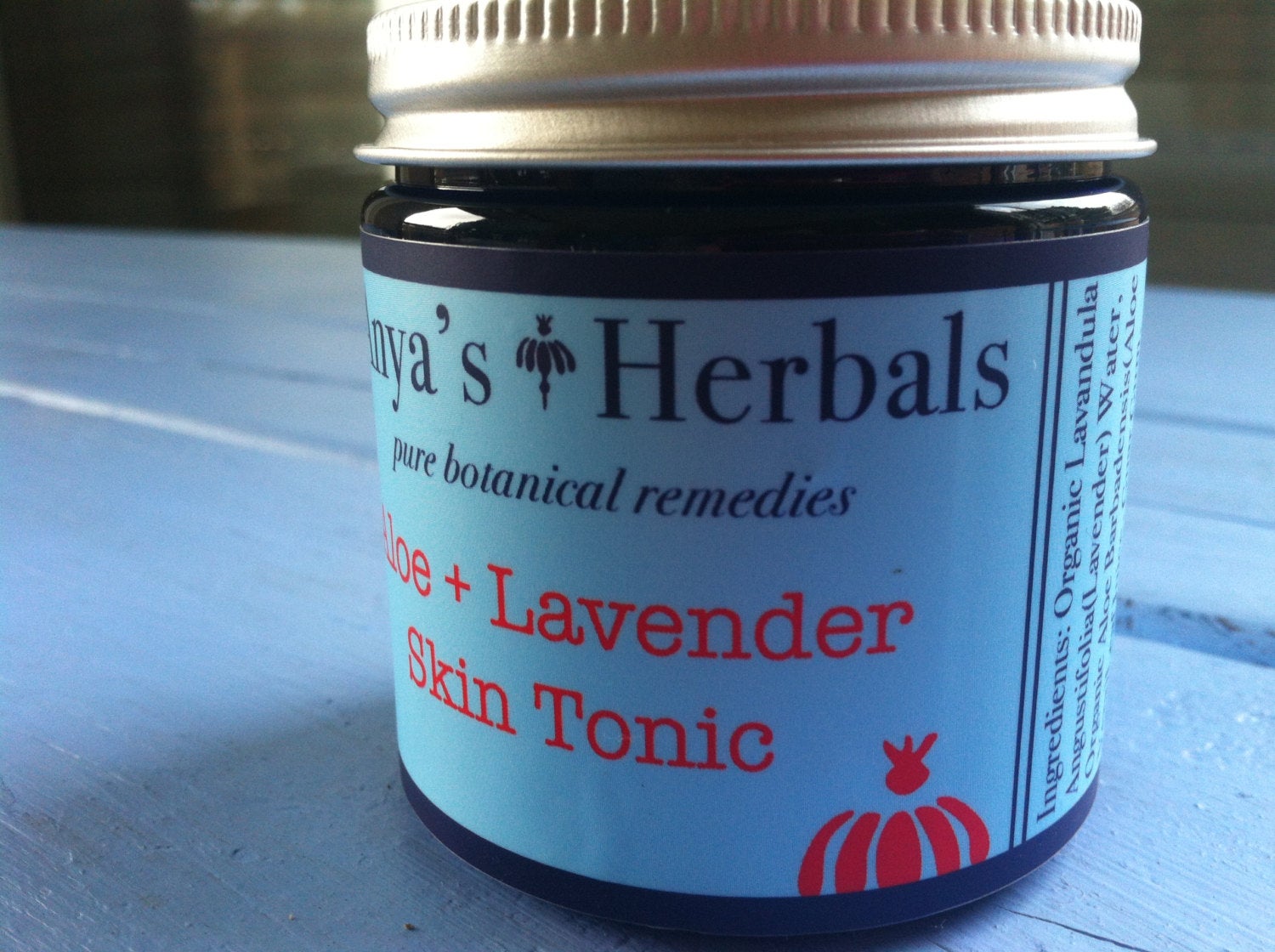 Hydrating Aloe Lavender Skin Tonic. Anti inflammatory Mask and Sun Damage Soother