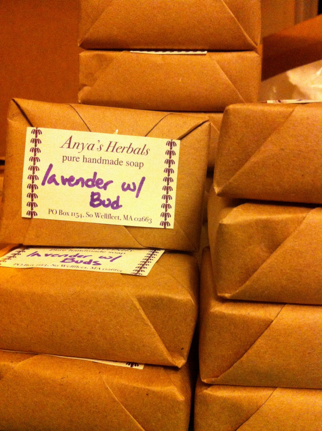 Lavender With Buds: Organic Bar Soap.