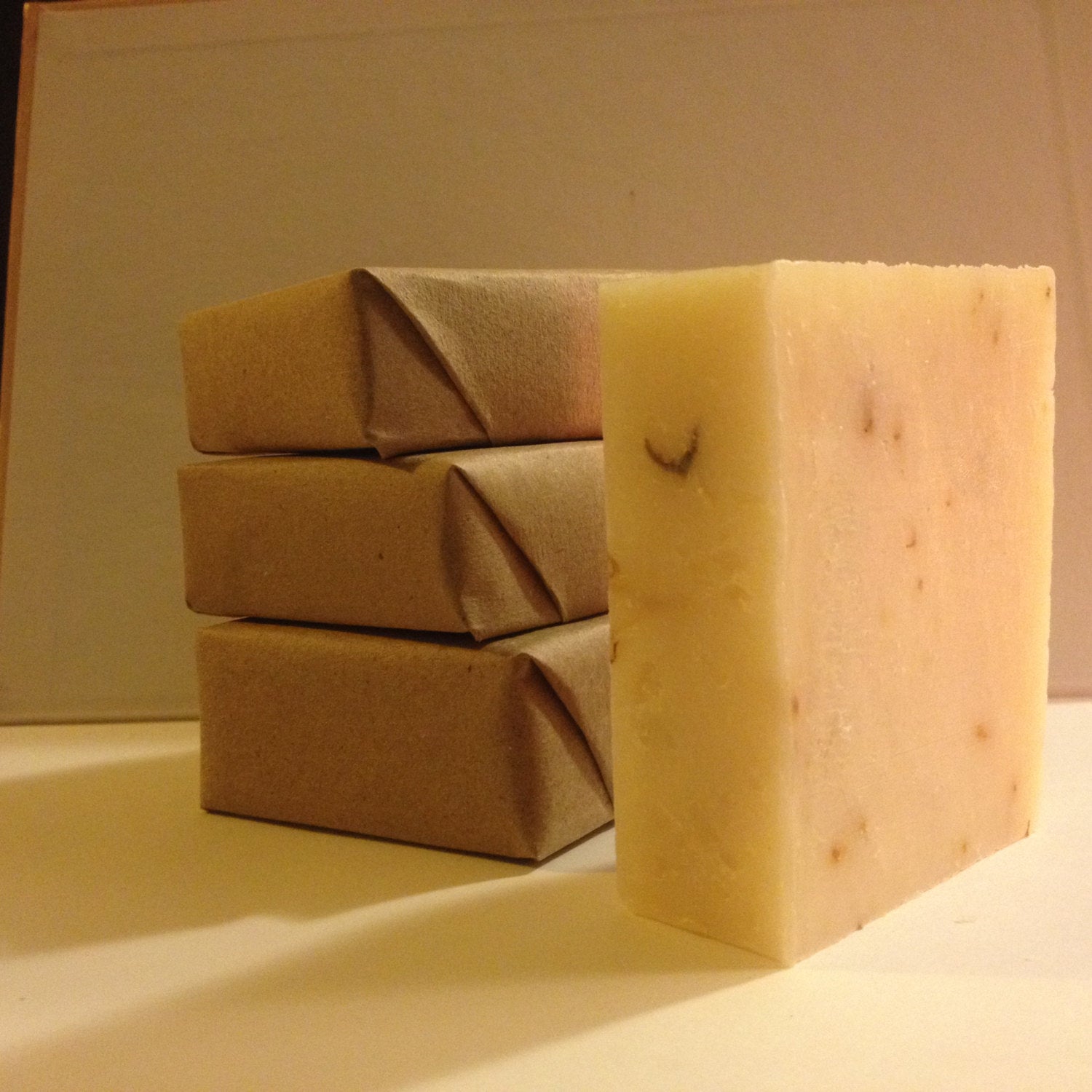 Calendula, Aloe, Mango Butter: Scent Free Organic Bar Soap.
