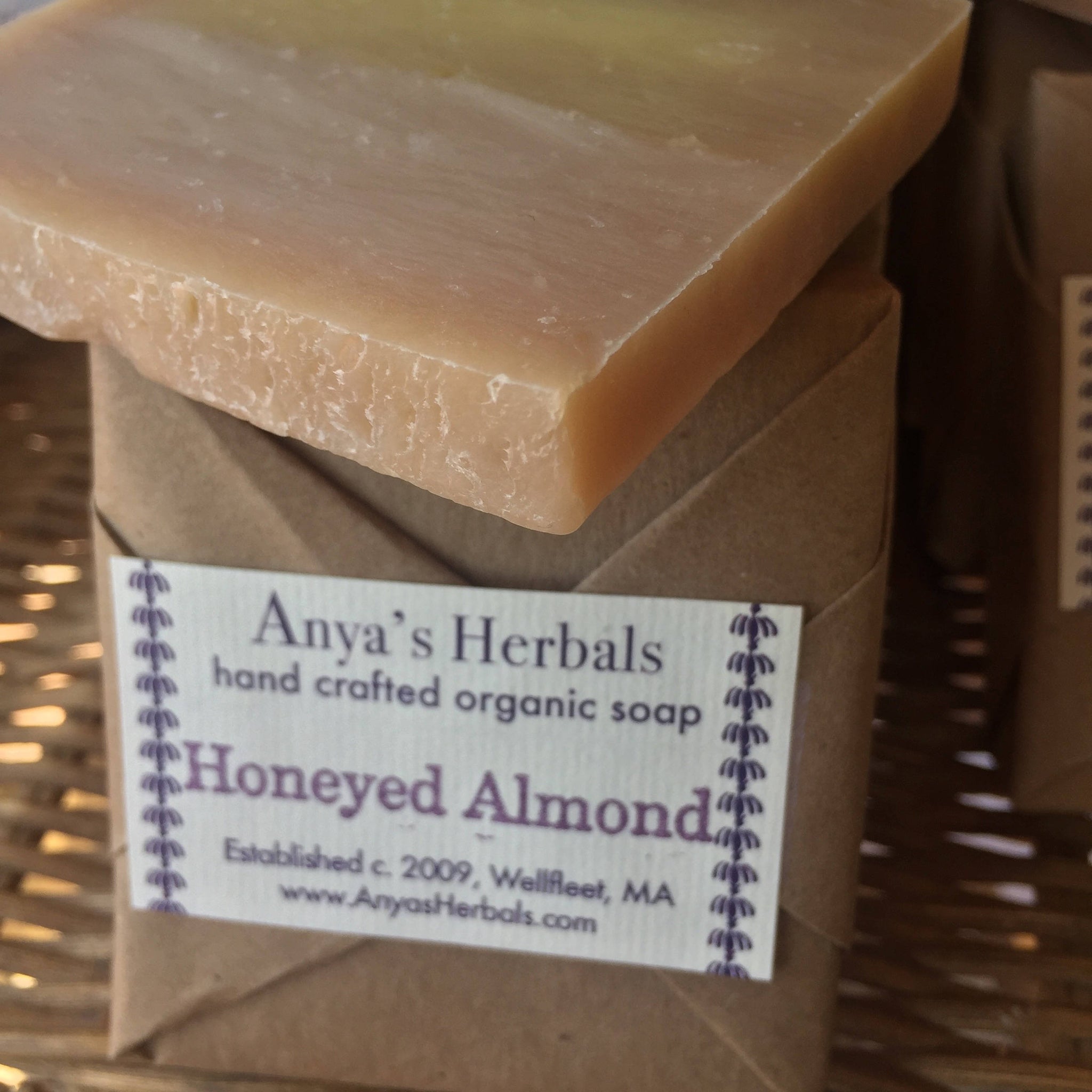 Honeyed Almond Organic Bar Soap