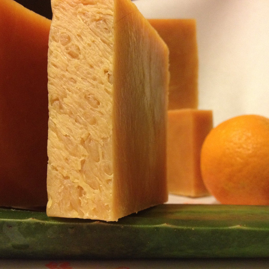 Goats Milk: Mandarin + Lemongrass Organic Bar Soap